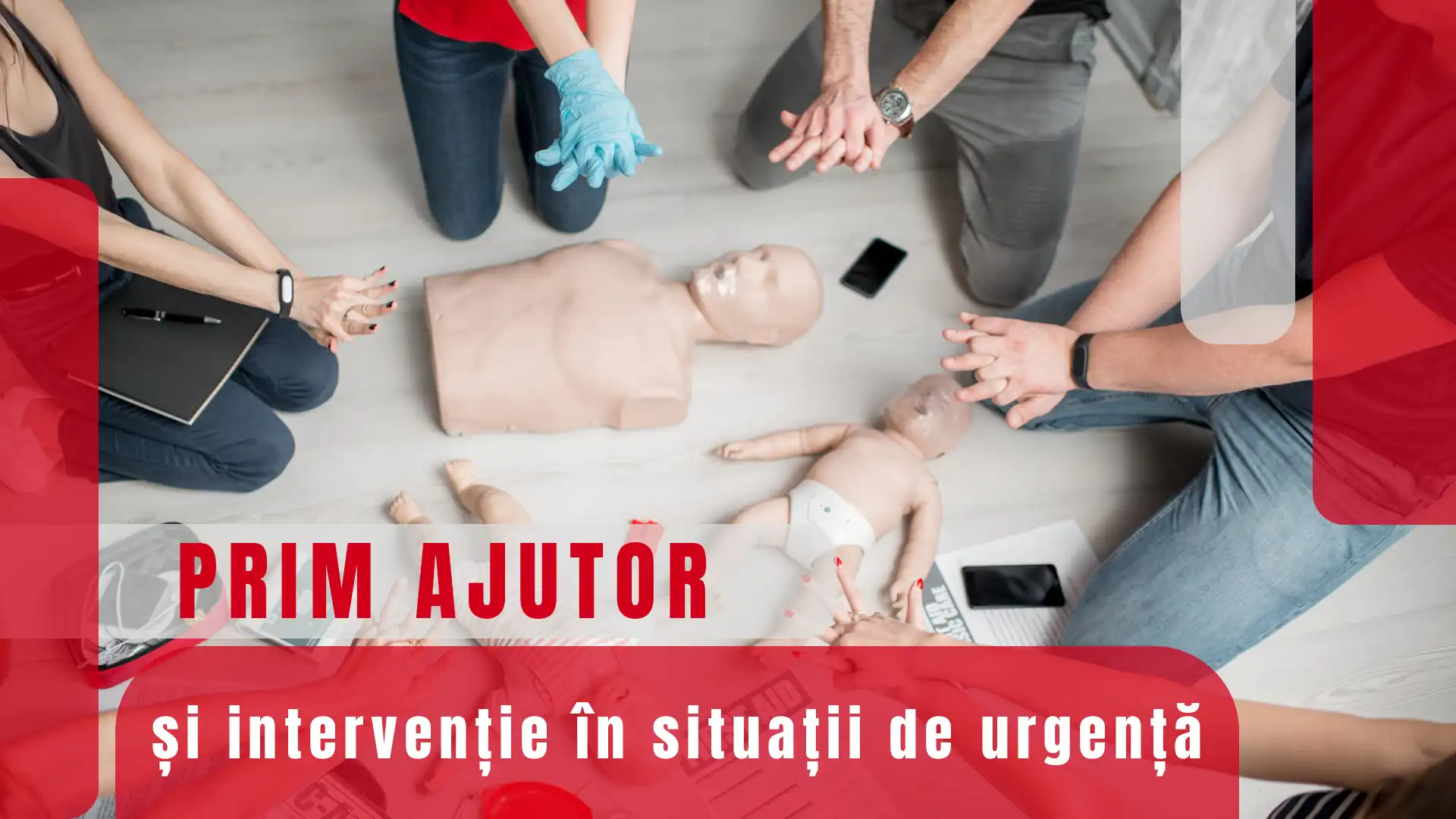 PRIM AJUTOR<br> și intervenție în situații de urgență