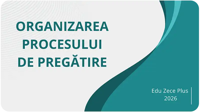 Organizarea procesului de învățare