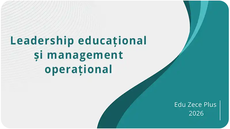 Leadership educațional și management operațional