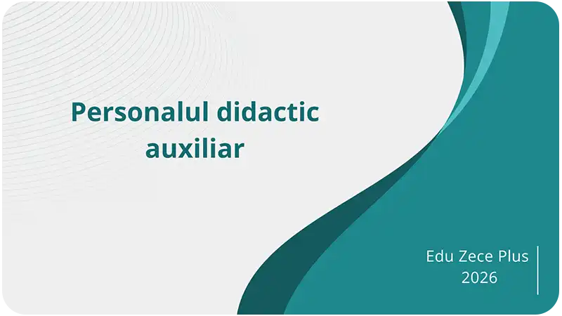 Personalul didactic auxiliar