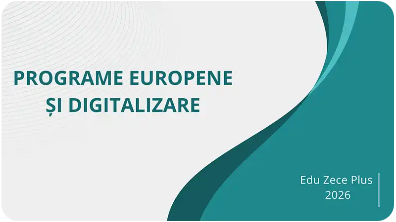 Programe europene și digitalizare