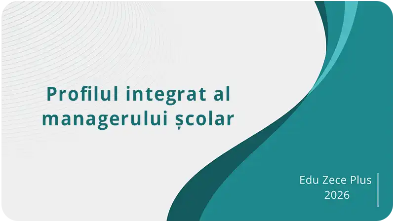 Profilul integrat al managerului școlar