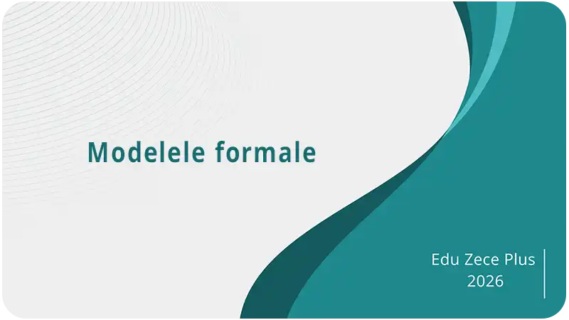 Modelele formale