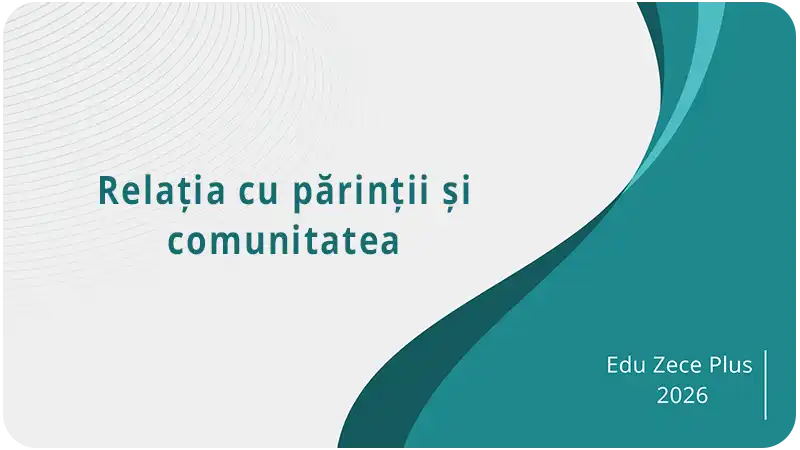 Relația cu părinții și comunitatea